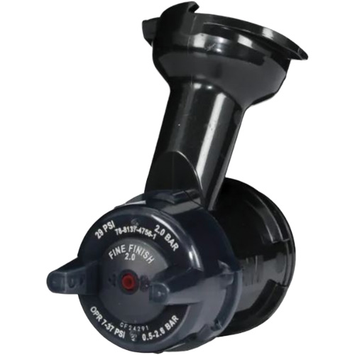 Performance Gravity Fine Finish Atomizing Head - Red Auto-Cam