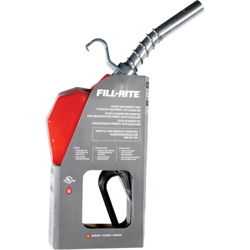 Pistolet de distribution automatique rouge pour essence Auto-Cam