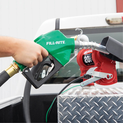 Green Automatic Diesel Spout Nozzle Auto-Cam