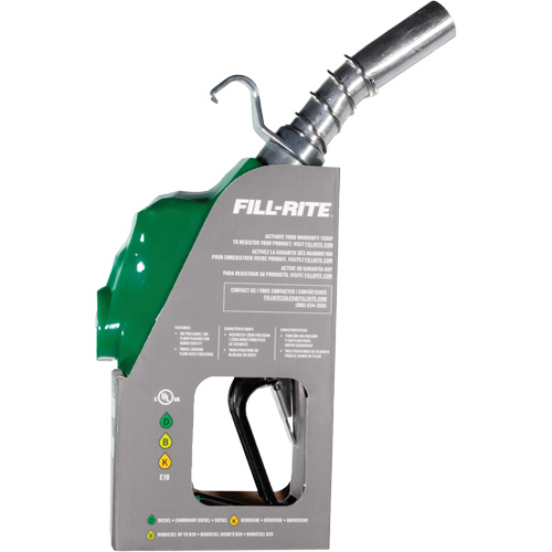 Green Automatic Diesel Spout Nozzle Auto-Cam