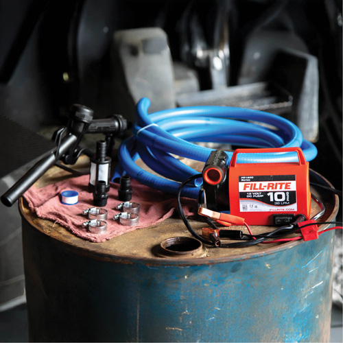 Pompe de transfert de carburant 12 V CC avec pistolet Auto-Cam