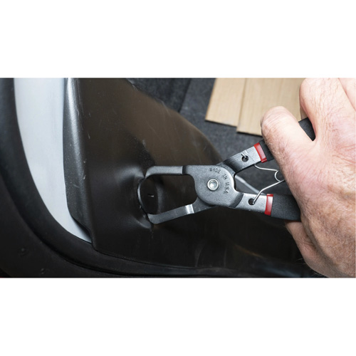 Pince pour chevilles de retenue avec poign&eacute;es bi-mati&egrave;re Auto-Cam