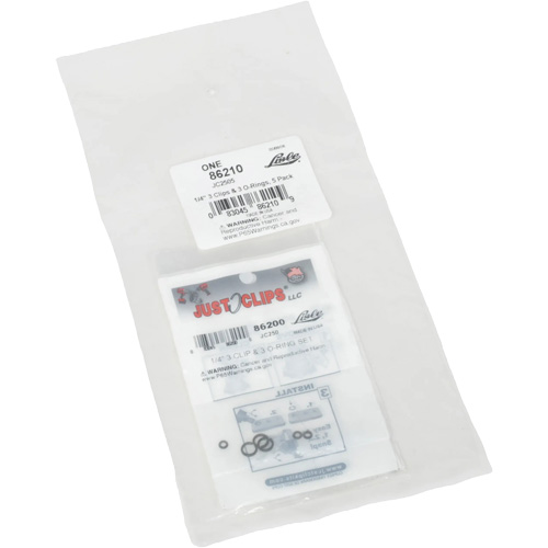 1/4" Clips & O-Rings Set - Bulk Auto-Cam