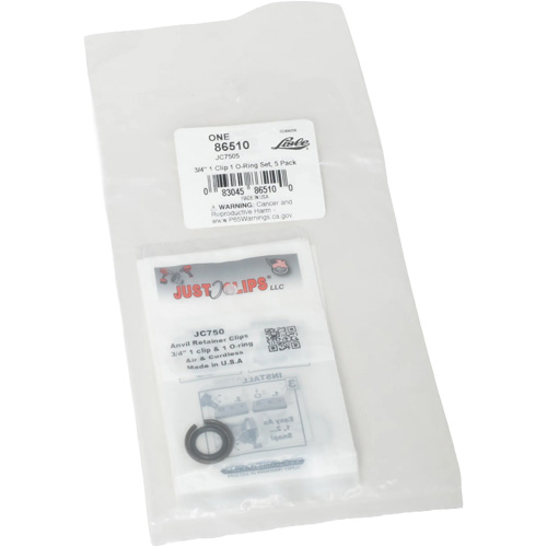 3/4" Clips & O-Rings Set - Bulk Auto-Cam