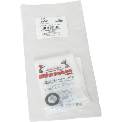 1" Clips & O-Rings Set for Milwaukee - Bulk Auto-Cam