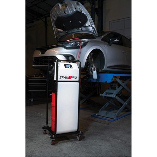 Pompette de purge de frein Brake-Pro &agrave; structure haute avec adaptateurs Auto-Cam