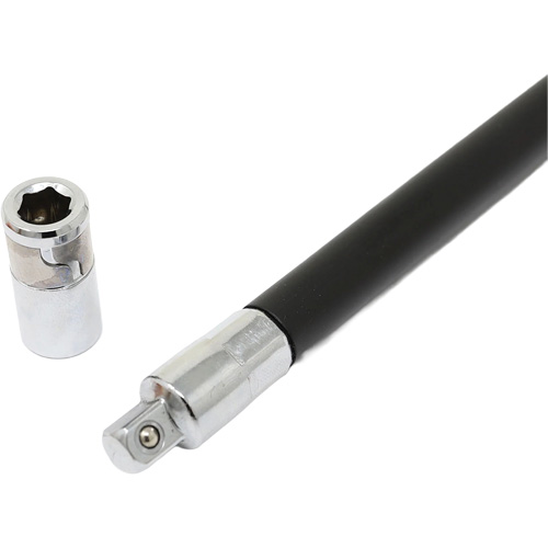 Extra Long Flex Driver with 1/4" Sq. x 1/4" Hex Adapter Auto-Cam