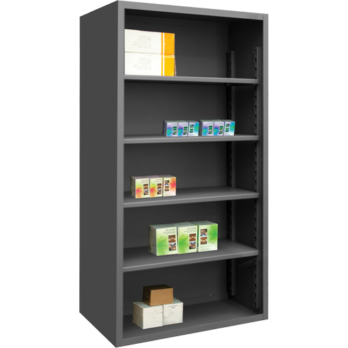 &eacute;tag&egrave;re robuste, Acier, Boulonn&eacute;, Capacit&eacute; 850 lb, 48" la x 72" h x 18" p Auto-Cam