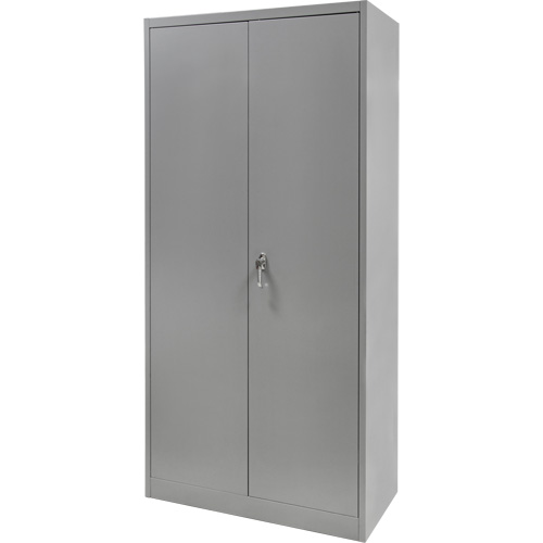 Armoire garde-robe, Acier, 36" la x 18" p x 72" h, Gris Auto-Cam