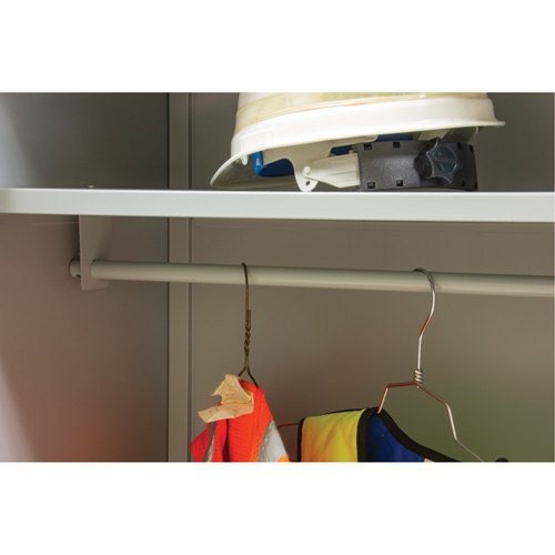 Armoire garde-robe, Acier, 36" la x 18" p x 72" h, Gris Auto-Cam