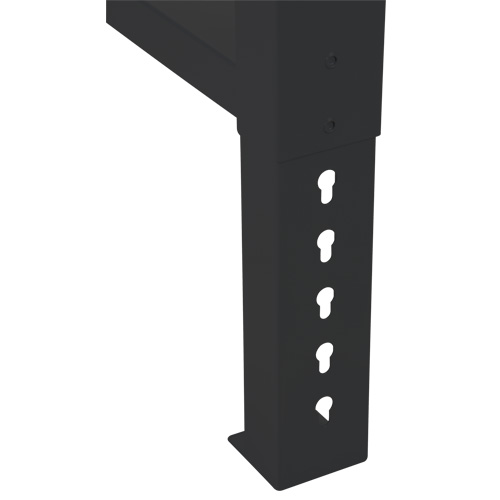 Pattes d'&eacute;tabli pour service industriel, Acier, 24" p x 34" h, Simple Auto-Cam