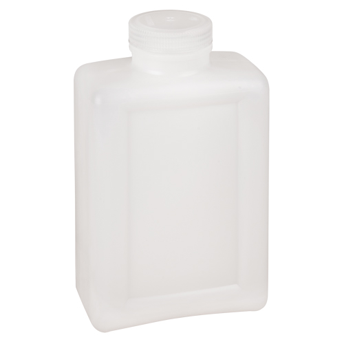 Bouteilles peu encombrantes &agrave; prise facile, Rectangulaire, 64 oz, Plastique Auto-Cam
