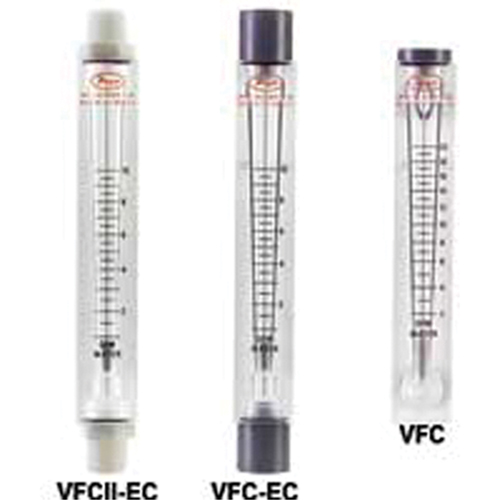 VFC In-Line Flow Meter - 5" Scale (No Valve), Tube Auto-Cam