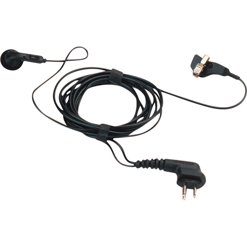Earbud with Push-to-Talk Microphone Auto-Cam