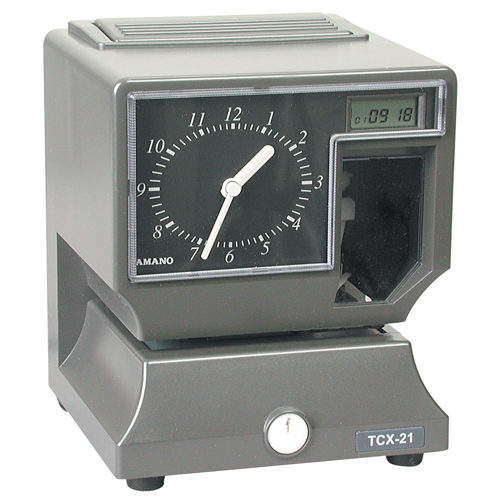 Horloge de pointage, Num&eacute;rique Auto-Cam