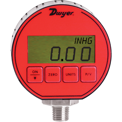 Pressure Gauge, 3" , 1000 psi, Bottom Mount, Digital Auto-Cam