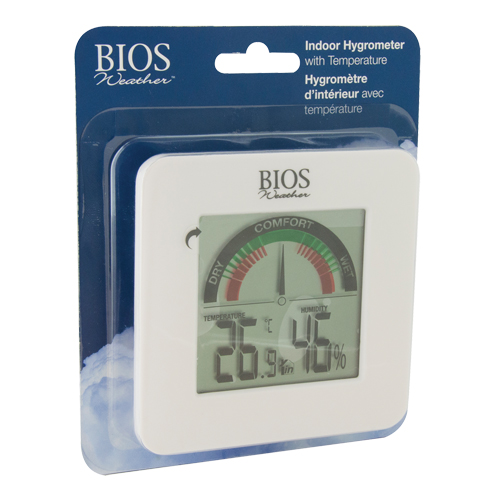 Indoor Hygrometers with BIOS Comfort Scale, Contact, Digital, -58-158°F (-50-70°C) Auto-Cam