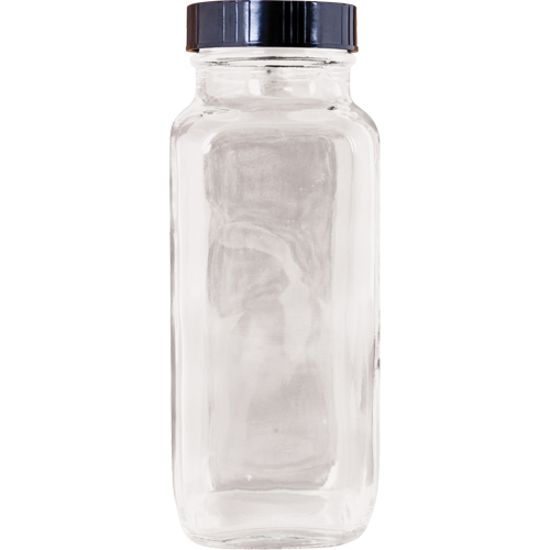 Bottle, Square, 8 fl. Oz., Glass Auto-Cam