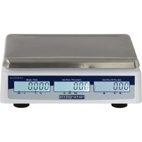 Balance &agrave; calcul de prix Integrator C16, Capacit&eacute; 30 lb / 15 kg, Graduations 0,005 lb / 0,002 kg Auto-Cam