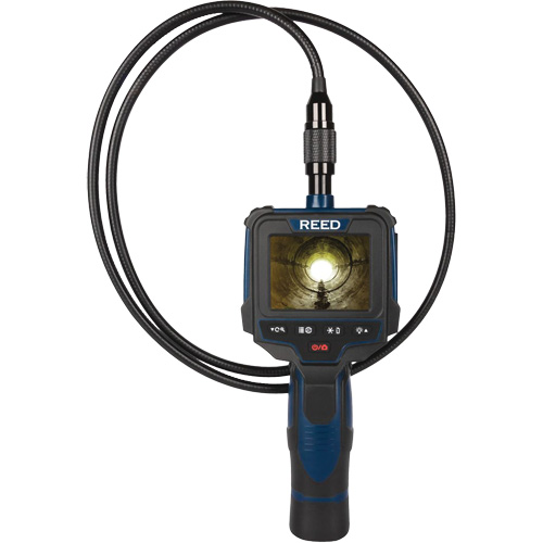 Recordable Borescope Inspection Camera, 2.5" Display, 640 x 480 pixels, 8 mm (0.31") Camera Head Auto-Cam