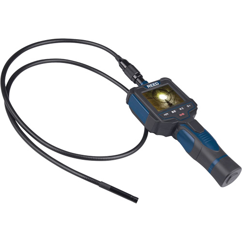 Recordable Borescope Inspection Camera, 2.5" Display, 640 x 480 pixels, 8 mm (0.31") Camera Head Auto-Cam