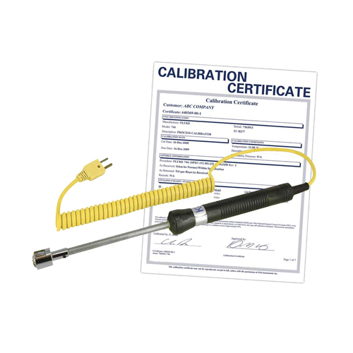 Surface Thermocouple Probe with Calibration Certificate, 500 °C (932°F) Max. Temp. Auto-Cam