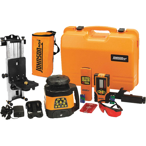 Laser rotatif horizontal et vertical &agrave; nivellement automatique et faisceau rouge, 200' (60 m), 635 N.m Auto-Cam