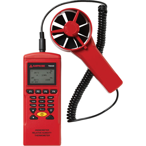 TMA40-A Anemometer, Data Logging, 0.4 - 32 m/sec Air Velocity Range Auto-Cam