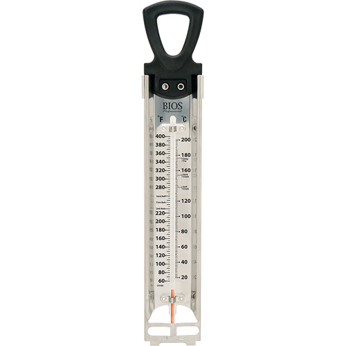 Premium Candy/Deep Fry Thermometer, Contact, Digital, 60-400°F (20-200°C) Auto-Cam