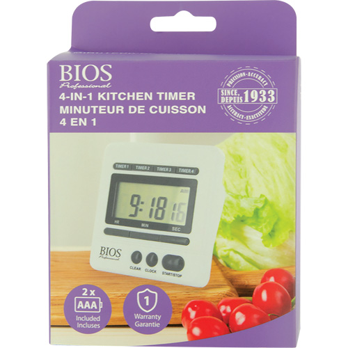 Minuterie de cuisine 4 en 1 Auto-Cam