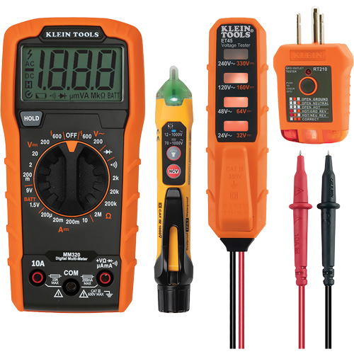Digital Multimeter Electrical Test Kit Auto-Cam