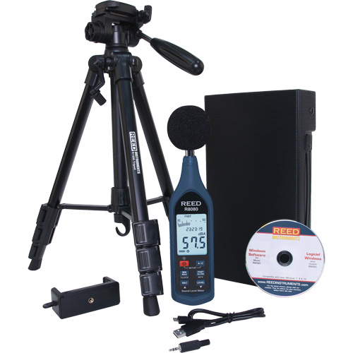Data Logging Sound Meter with Tripod Kit Auto-Cam