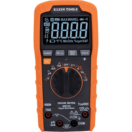 Digital Multimeter, AC/DC Voltage, AC/DC Current Auto-Cam