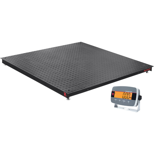DEFENDER 3000 Floor Scale, 2500 lbs. Capacity, 36" W x 36" L Auto-Cam