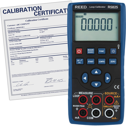 Loop Calibrator with Traceable Certificate Auto-Cam