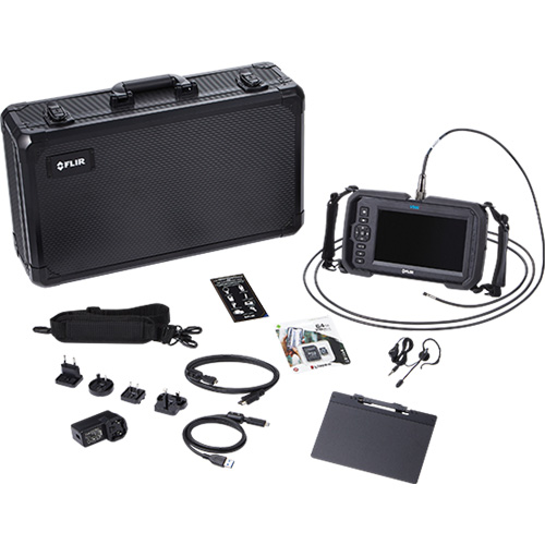 Ensemble de vid&eacute;oscope haute performance avec cam&eacute;ra HD double & longue sonde, 1280" lo x 720" la Affichage, 1024 x 600 pixels, 4,9 mm (0,19") T&ecirc;te de cam&eacute;ra Auto-Cam