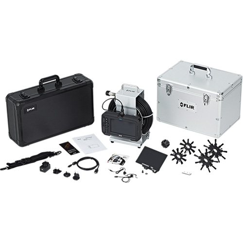 Ensemble de vid&eacute;oscope haute performance avec sonde cam&eacute;ra et bobine de plomberie Auto-Cam