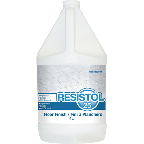 Resistol 25 Floor Finishes, 4 L, Jug Auto-Cam