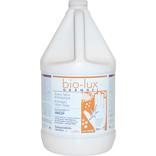 Bio-Lux Orangel Antiseptic Lotion Soap, Liquid, 4 L, Scented Auto-Cam