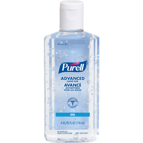 Advanced Hand Sanitizer, 118 ml, Squeeze Bottle, 70% Alcohol Auto-Cam