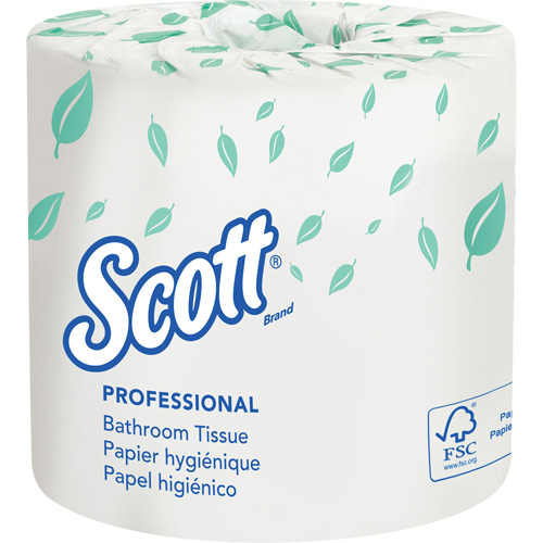 Scott&reg; Bathroom Tissue, 2 Ply, 550 Sheets/Roll, White Auto-Cam