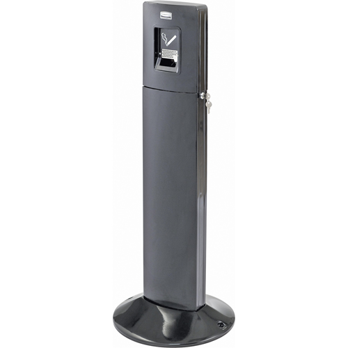 Metropolitan Smokers' Station, Free-Standing, Stainless Steel, 1.6 US gal. Capacity, 42-4/5" Height Auto-Cam