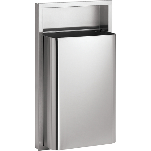Poubelles, Acier inoxydable, 12 gal. US Auto-Cam