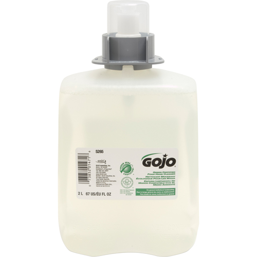 Savon pour les mains certifi&eacute; vert FMX-20, Mousse, 2 L, Sans parfum Auto-Cam