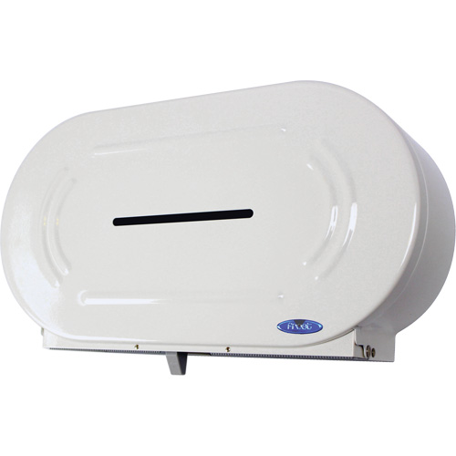 Twin Jumbo Toilet Paper Dispenser, Multiple Roll Capacity Auto-Cam