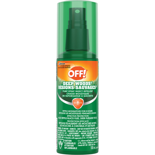 OFF! Deep Woods&reg; Insect Repellent, 25% DEET, Spray, 100 ml Auto-Cam