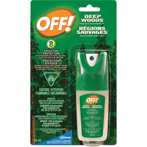 OFF! Deep Woods&reg; Insect Repellent, 25% DEET, Spray, 30 ml Auto-Cam