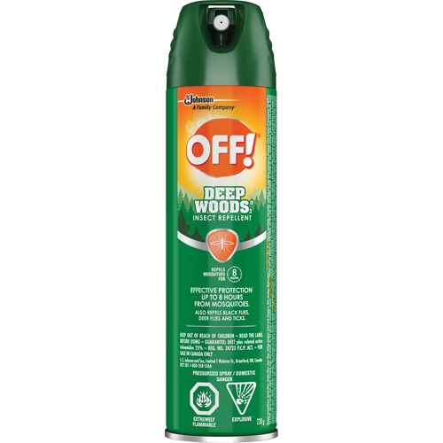 Insectifuge Off! R&eacute;gions sauvages, DEET &agrave; 25 %, A&eacute;rosol, 230 g Auto-Cam