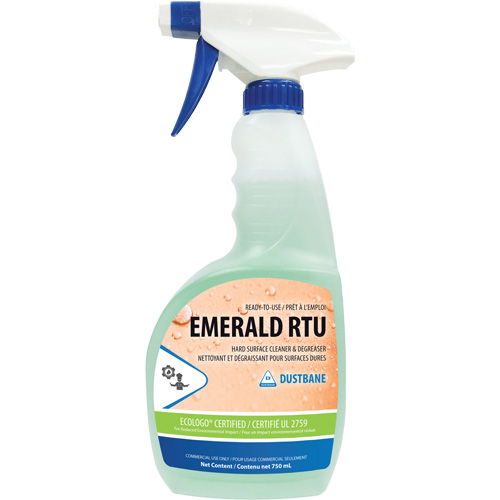 D&eacute;sinfectants et nettoyants Emerald, 750 ml, Bouteille &agrave; g&acirc;chette Auto-Cam