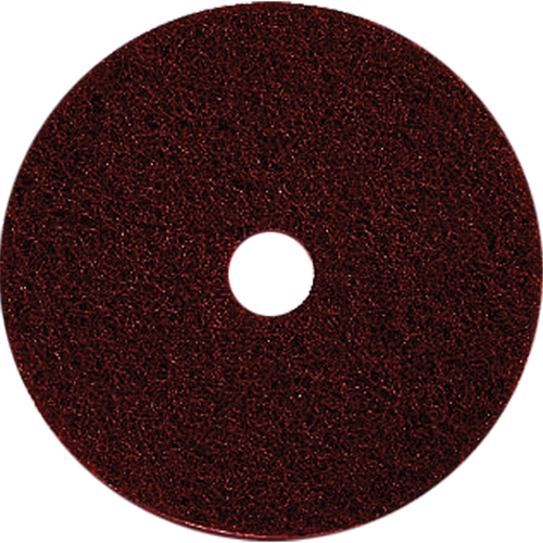 Floor Maintenance Pads, 17", Stripping, Brown Auto-Cam